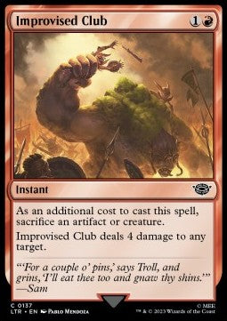 Improvised Club - The Lord of the Rings: Tales of Middle-earth (Common) [LTR-137]