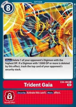 Trident Gaia (EX4-065) - Alternative Being (Common) [EX04-065]