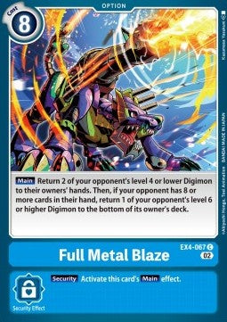 Full Metal Blaze (EX4-067) - Alternative Being (Common) [EX04-067]