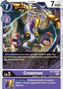 Crowmon (EX4-056) - Alternative Being (Uncommon) [EX04-056]
