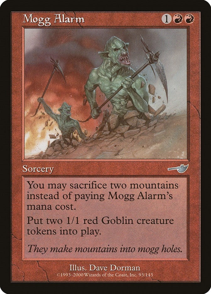 Image for Mogg Alarm (Nemesis) (93) - Magic: The Gathering