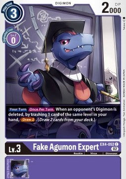 Fake Agumon Expert (EX4-052) - Alternative Being (Common) [EX04-052]