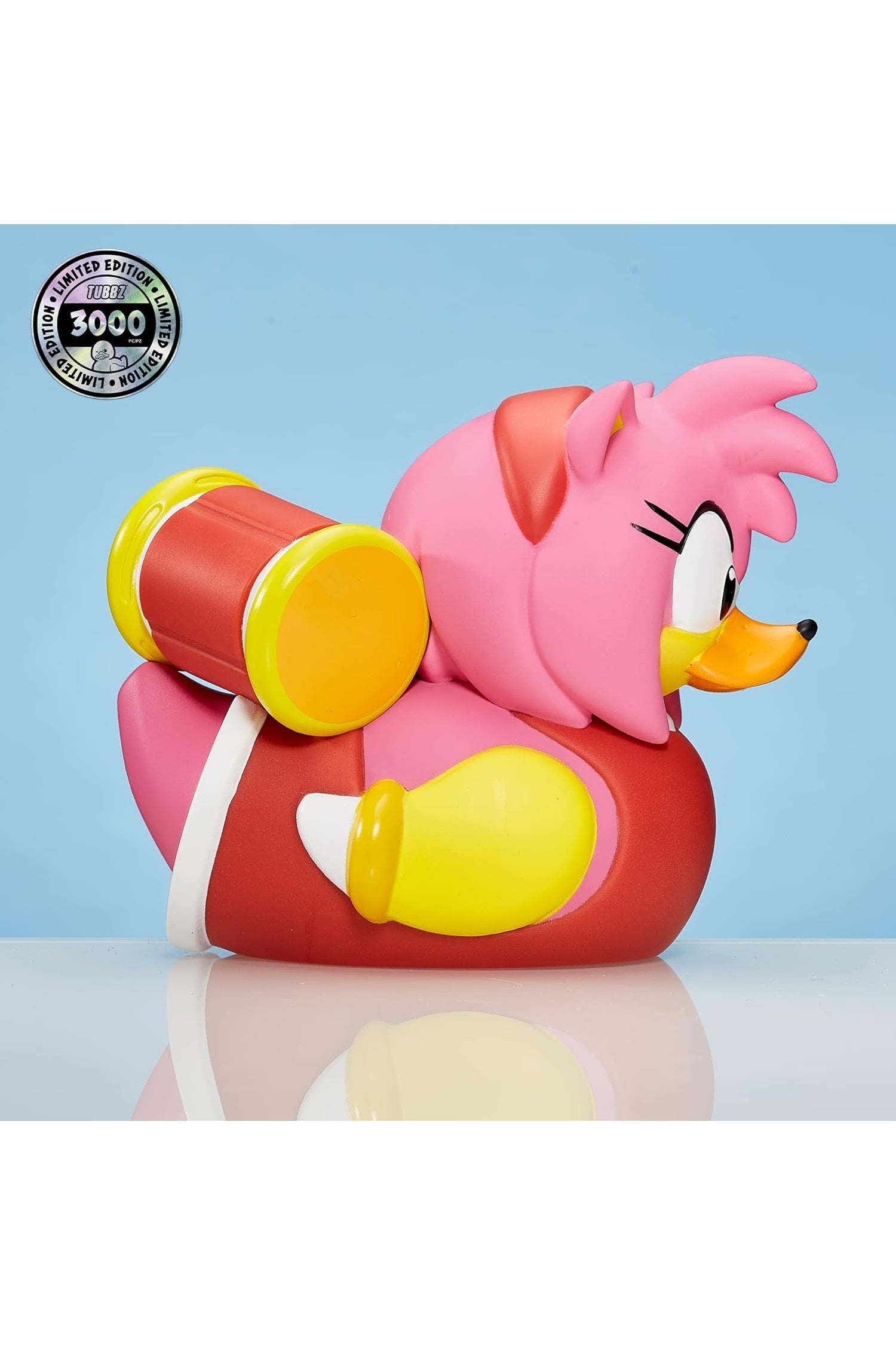 TUBBZ Boxed Limited Edition Sonic The Hedgehog Amy Collectable Vinyl Rubber Duck Figure