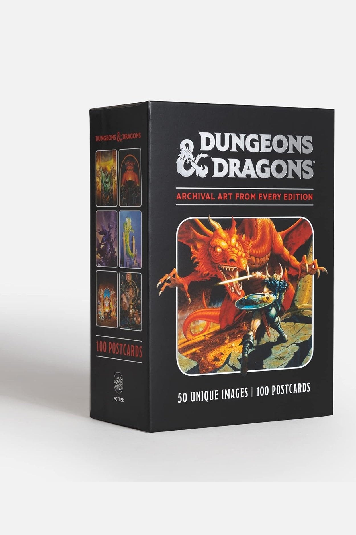 Dungeons & Dragons 100 Postcards: Archival Art From Multiple Editions: 100 Postcards