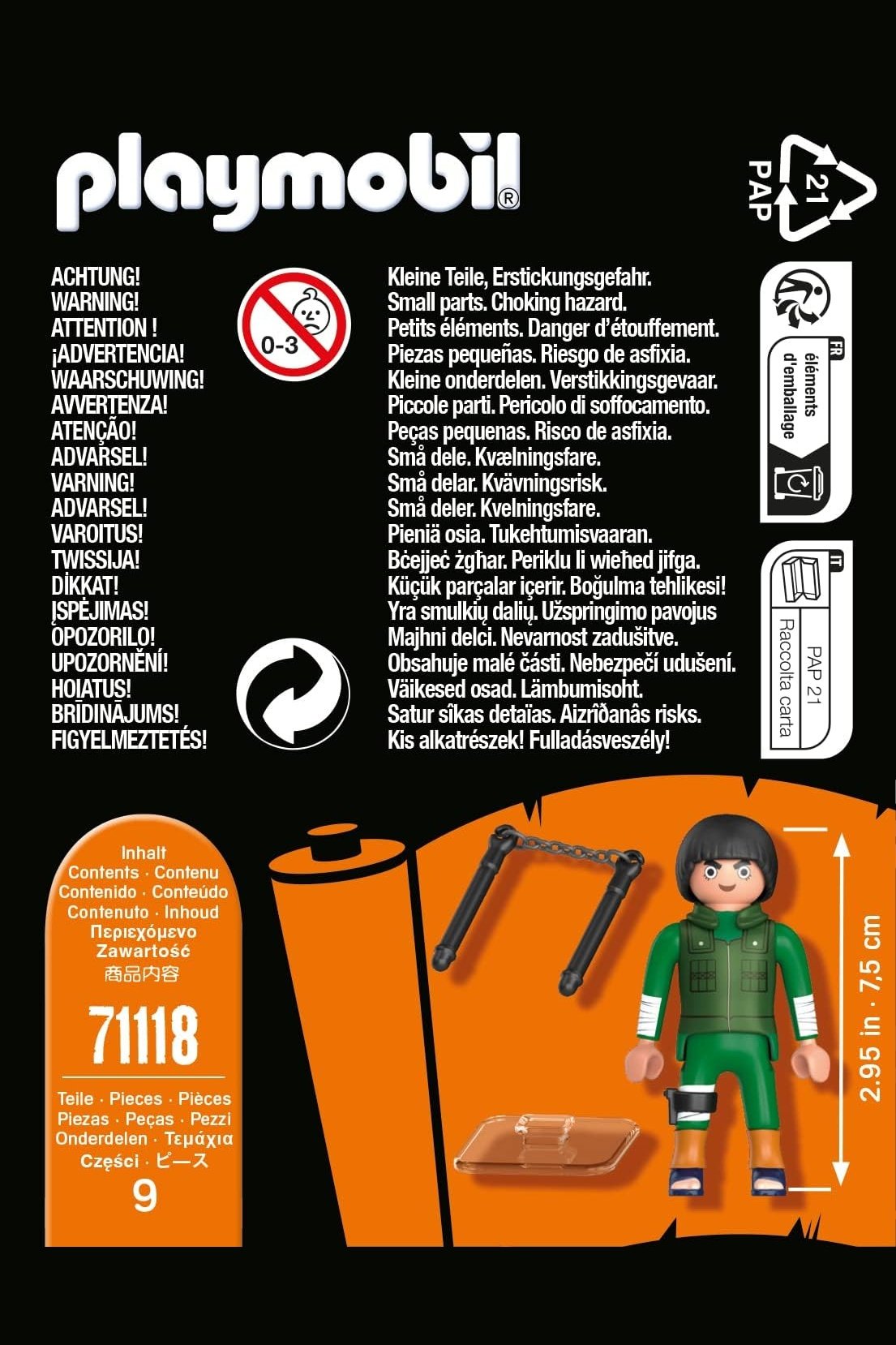 Playmobil 71118 Naruto: Rock Lee Figure Set