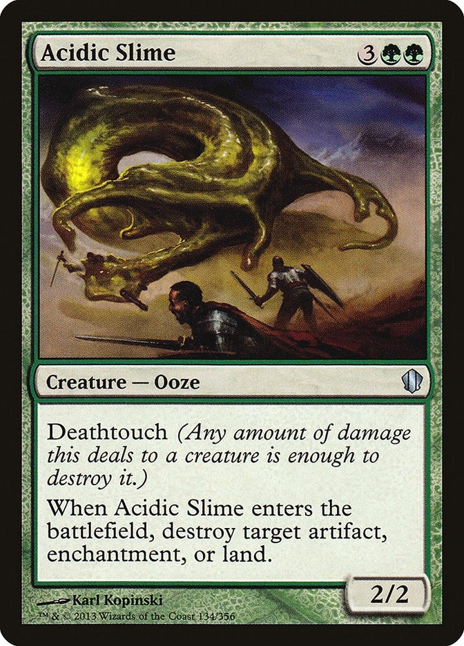 Image for Acidic Slime (Commander 2013) (134) - Magic: The Gathering