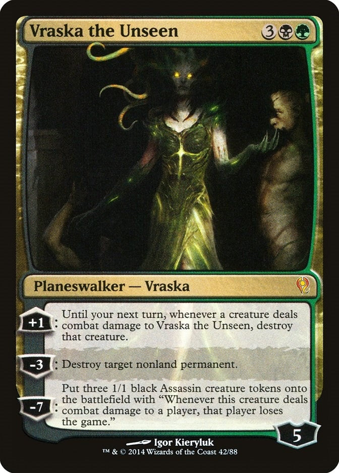 Image for Vraska the Unseen (Duel Decks: Jace vs. Vraska) (42) - Magic: The Gathering