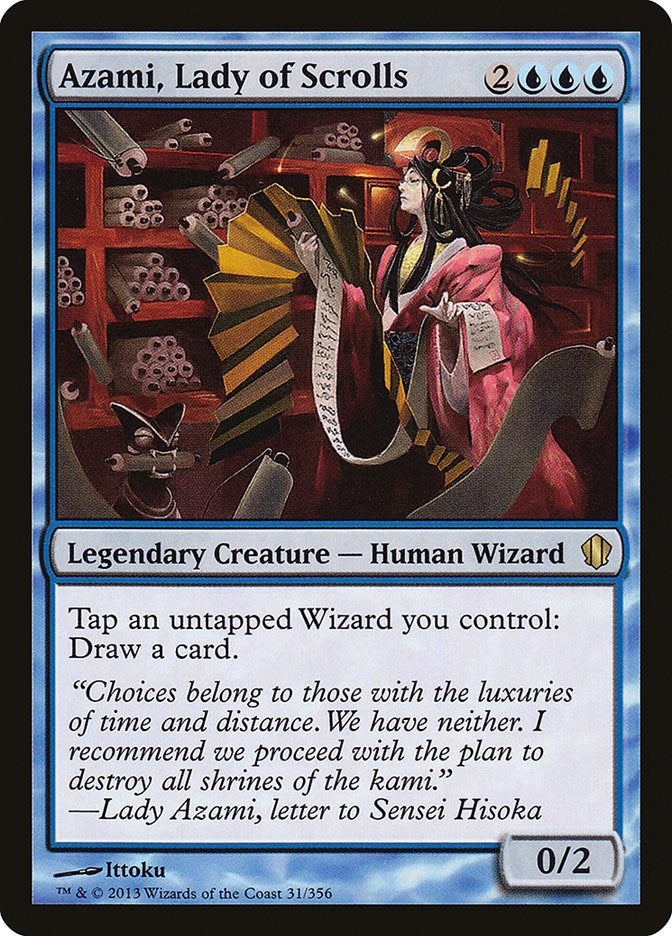 Image for Azami, Lady of Scrolls (Commander 2013) (31) - Magic: The Gathering