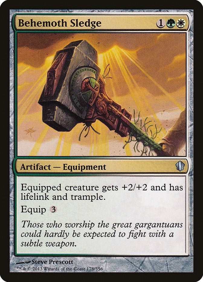 Image for Behemoth Sledge (Commander 2013) (178) - Magic: The Gathering