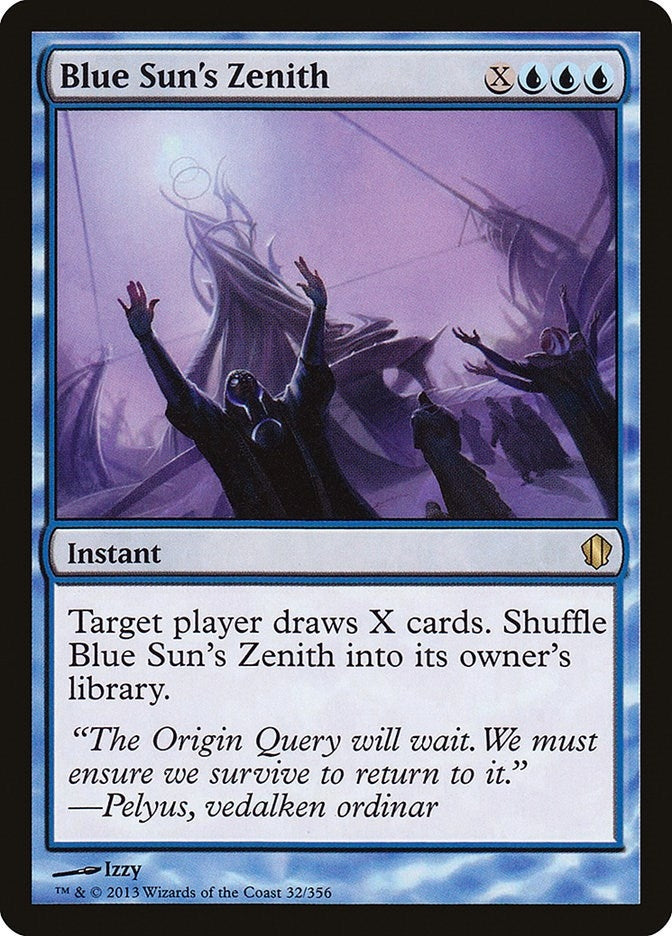 Image for Blue Sun's Zenith (Commander 2013) (32) - Magic: The Gathering
