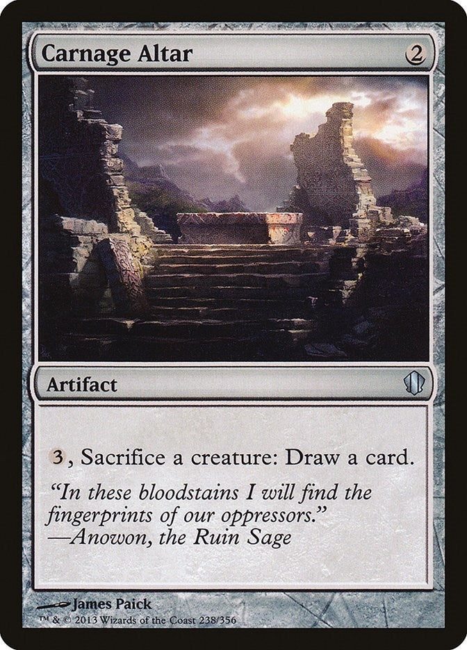 Image for Carnage Altar (Commander 2013) (238) - Magic: The Gathering