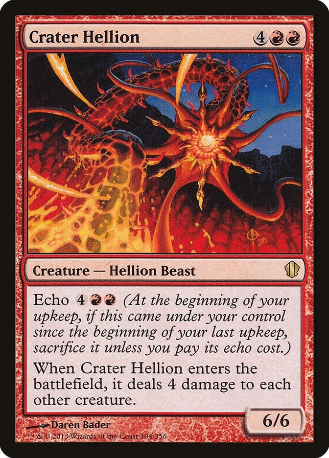 Image for Crater Hellion (Commander 2013) (104) - Magic: The Gathering