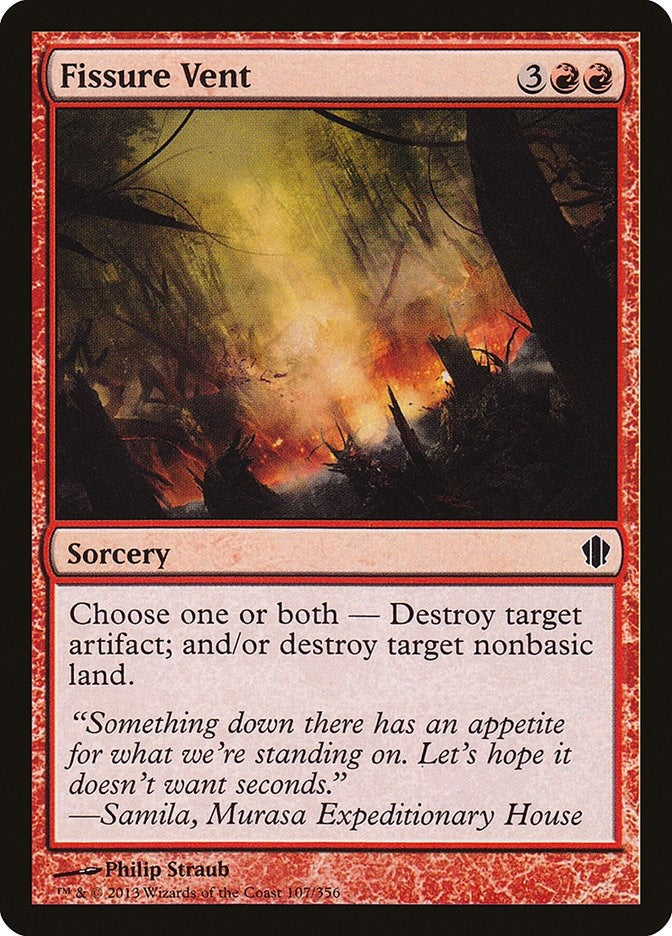 Image for Fissure Vent (Commander 2013) (107) - Magic: The Gathering
