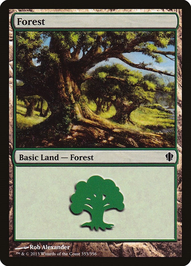 Image for Forest (353) (Commander 2013) (353) - Magic: The Gathering