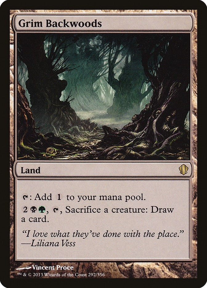 Image for Grim Backwoods (Commander 2013) (292) - Magic: The Gathering