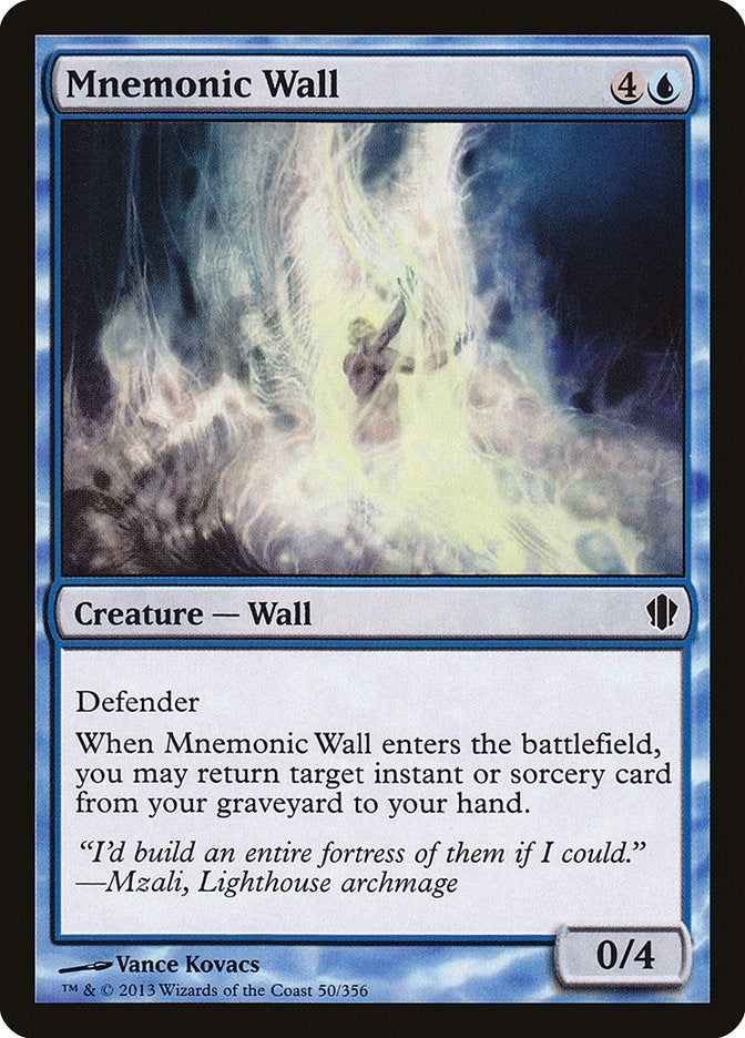 Image for Mnemonic Wall (Commander 2013) (50) - Magic: The Gathering