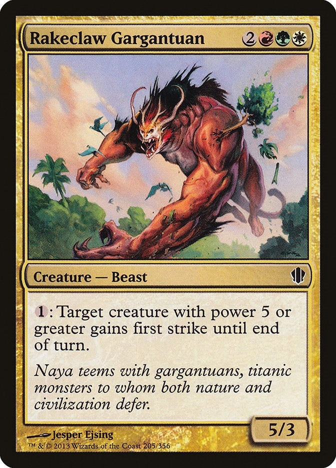 Image for Rakeclaw Gargantuan (Commander 2013) (205) - Magic: The Gathering