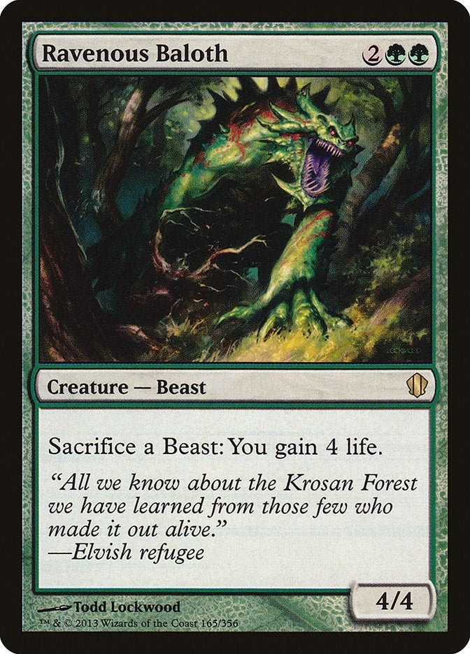 Image for Ravenous Baloth (Commander 2013) (165) - Magic: The Gathering