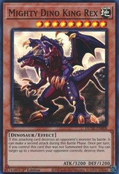 Mighty Dino King Rex - Duelist Nexus (Super Rare) [DUNE-008]