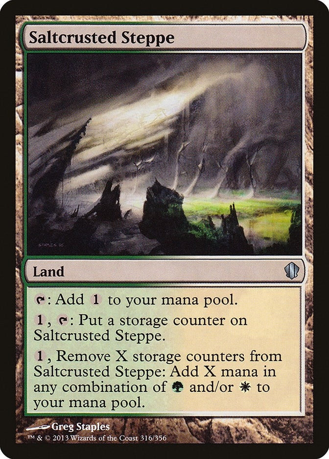 Image for Saltcrusted Steppe (Commander 2013) (316) - Magic: The Gathering