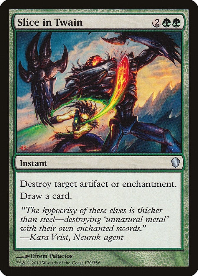 Image for Slice in Twain (Commander 2013) (170) - Magic: The Gathering