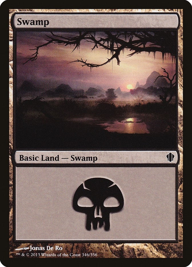 Image for Swamp (346) (Commander 2013) (346) - Magic: The Gathering