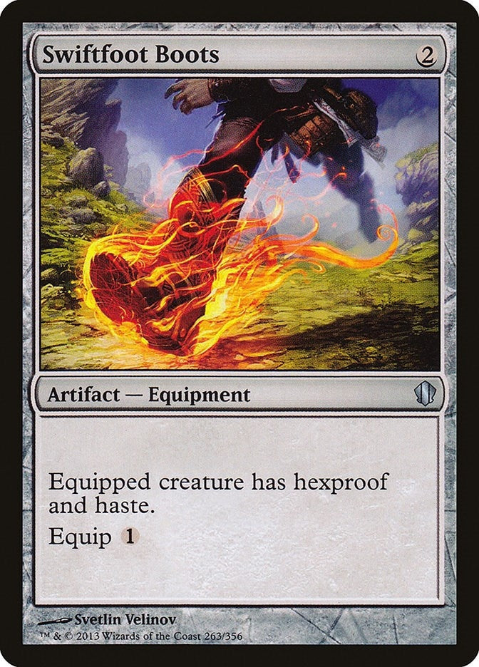 Image for Swiftfoot Boots (Commander 2013) (263) - Magic: The Gathering