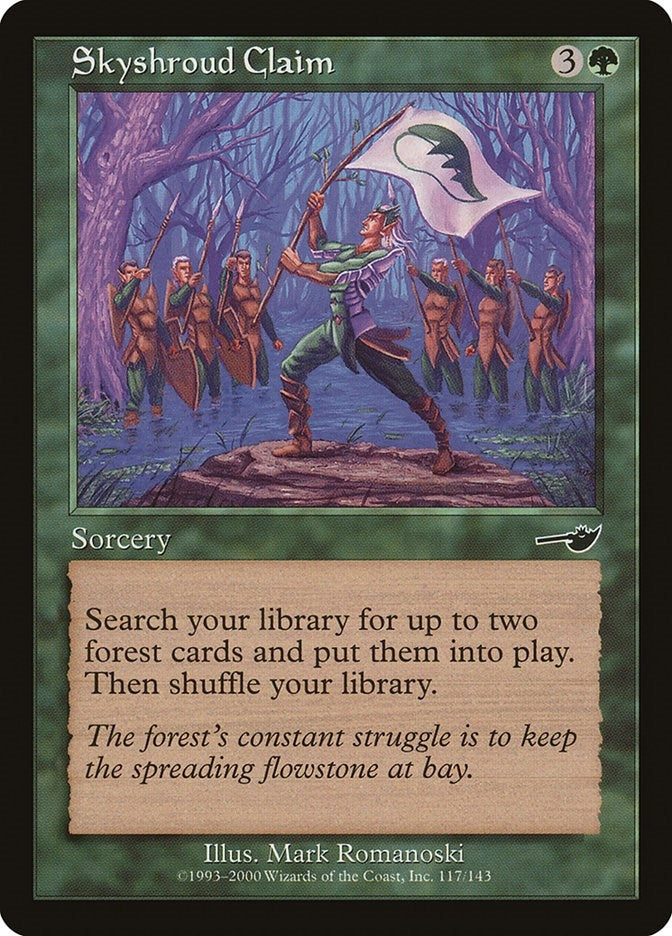 Image for Skyshroud Claim (Nemesis) (117) - Magic: The Gathering