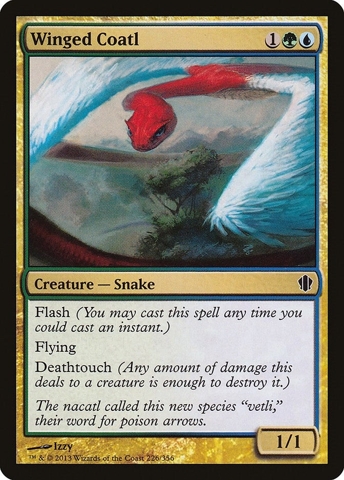 Image for Winged Coatl (Commander 2013) (226) - Magic: The Gathering