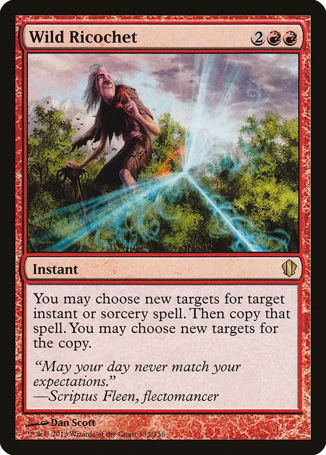Image for Wild Ricochet (Commander 2013) (132) - Magic: The Gathering