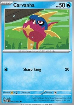 Carvanha - Obsidian Flames (Common) [OBF-046]