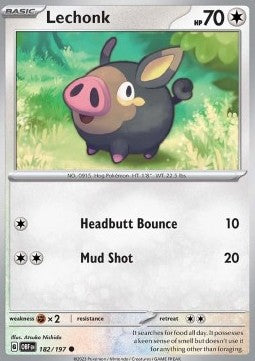 Lechonk - Obsidian Flames (Common) [OBF-182]