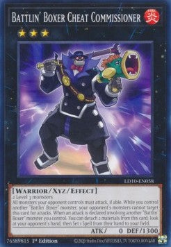 Battlin' Boxer Cheat Commissioner - Legendary Duelists: Soulburning Volcano (Common) [LD10-058]