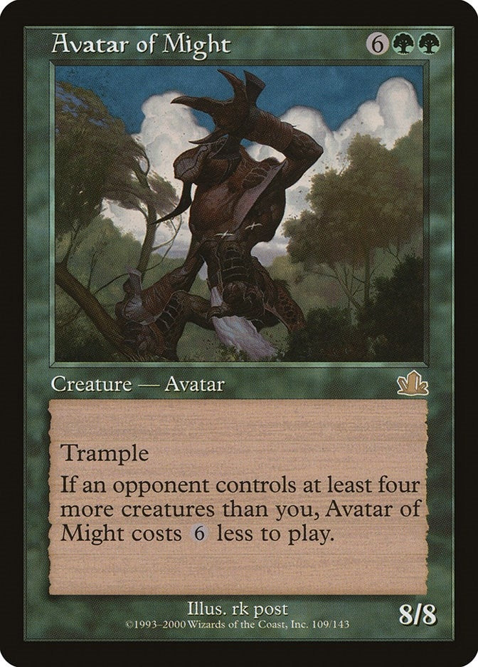 Image for Avatar of Might (Prophecy) (109) - Magic: The Gathering