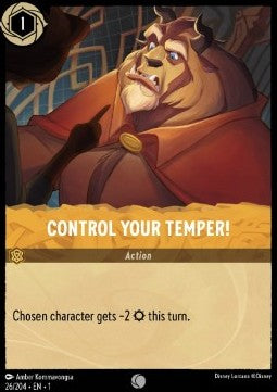 Control Your Temper! - The First Chapter (Common) [1TFC-26]