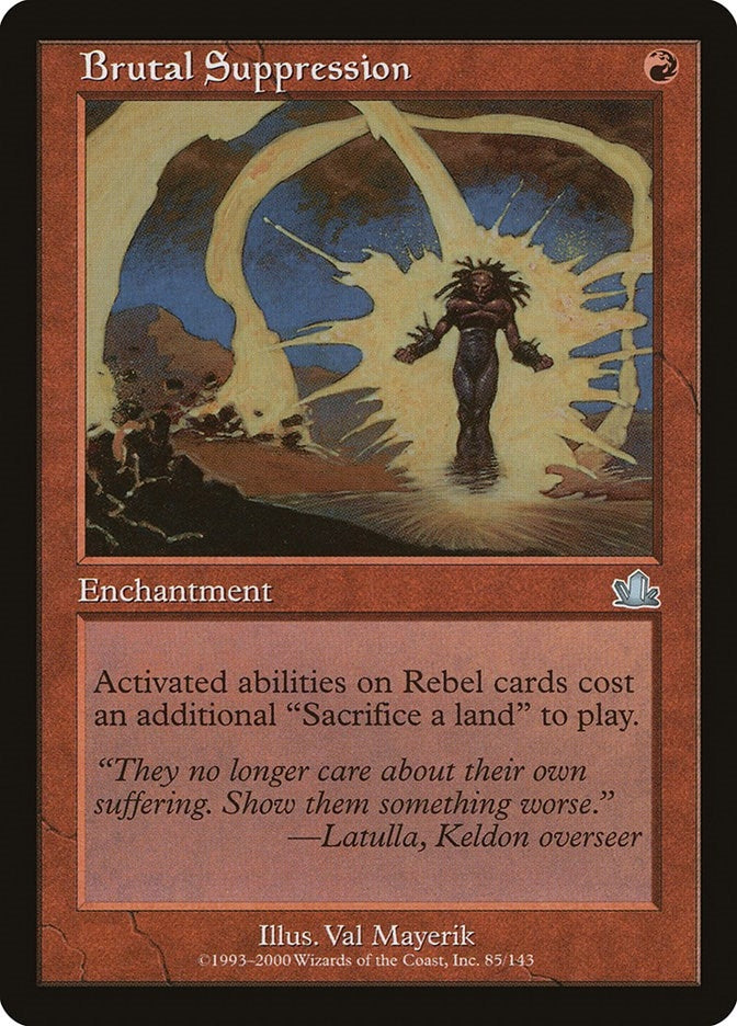 Image for Brutal Suppression (Prophecy) (85) - Magic: The Gathering