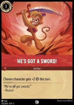 He's Got a Sword! - The First Chapter (Common) [1TFC-132]