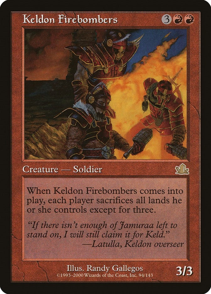 Image for Keldon Firebombers (Prophecy) (94) - Magic: The Gathering