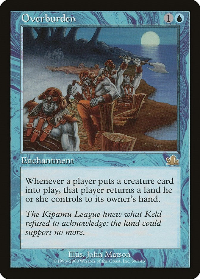 Image for Overburden (Prophecy) (39) - Magic: The Gathering