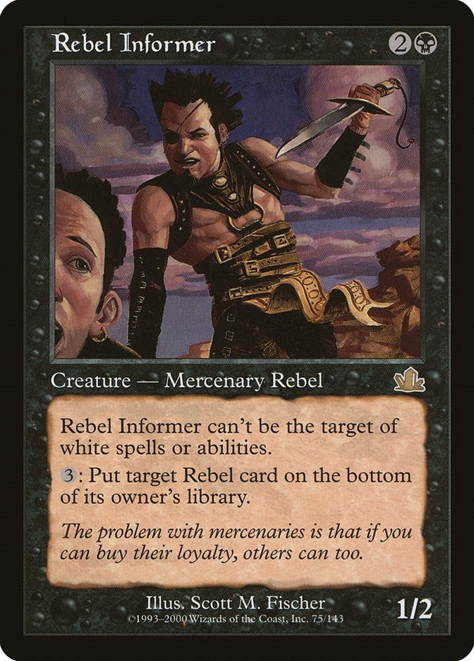 Image for Rebel Informer (Prophecy) (75) - Magic: The Gathering