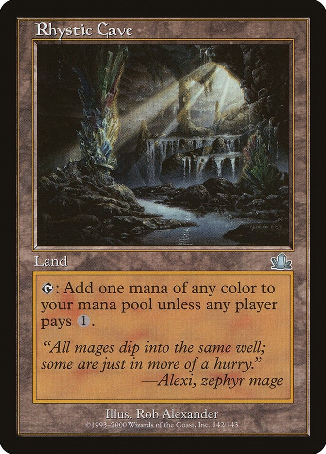 Image for Rhystic Cave (Prophecy) (142) - Magic: The Gathering