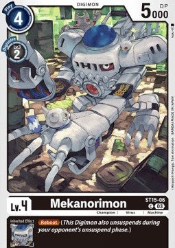 Mekanorimon (ST15-06) (V.1) - Starter Deck: Dragon of Courage (Common) [ST-15-006]