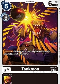 Tankmon (ST15-07) (V.1) - Starter Deck: Dragon of Courage (Common) [ST-15-007]