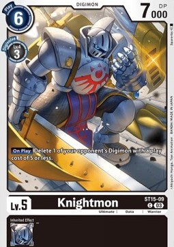 Knightmon (ST15-09) (V.1) - Starter Deck: Dragon of Courage (Common) [ST-15-009]
