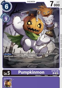 Pumpkinmon (ST16-09) (V.1) - Starter Deck: Wolf of Friendship (Common) [ST-16-009]