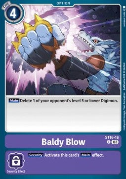 Baldy Blow (ST16-16) (V.1) - Starter Deck: Wolf of Friendship (Common) [ST-16-016]
