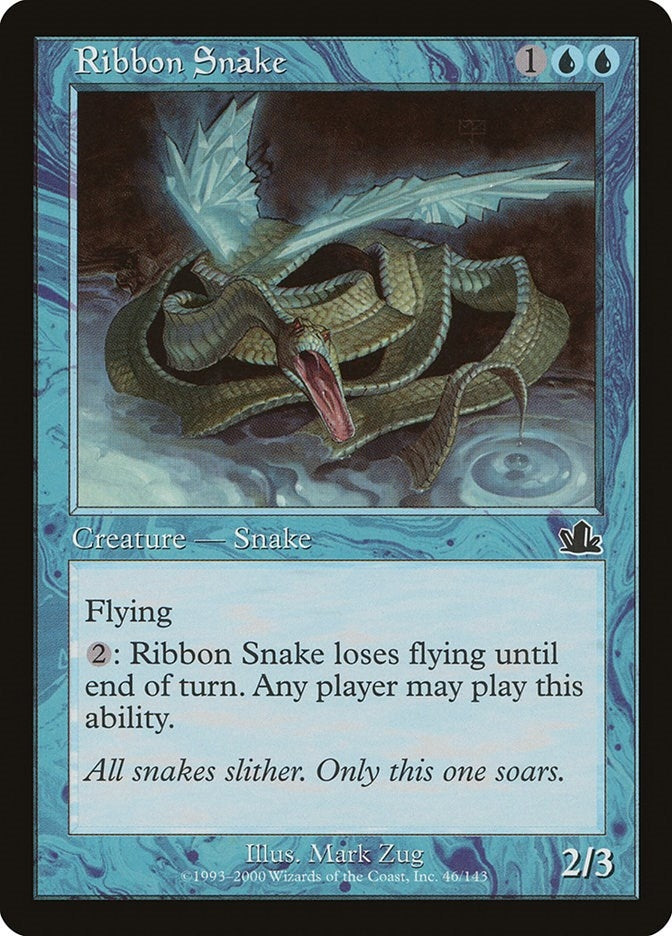 Image for Ribbon Snake (Prophecy) (46) - Magic: The Gathering