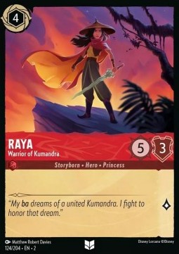 Raya - Warrior of Kumandra - Rise of the Floodborn (Uncommon) [2ROF-124]