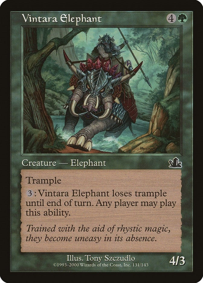 Image for Vintara Elephant (Prophecy) (131) - Magic: The Gathering