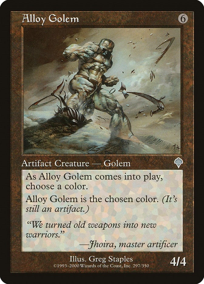 Image for Alloy Golem (Invasion) (297) - Magic: The Gathering